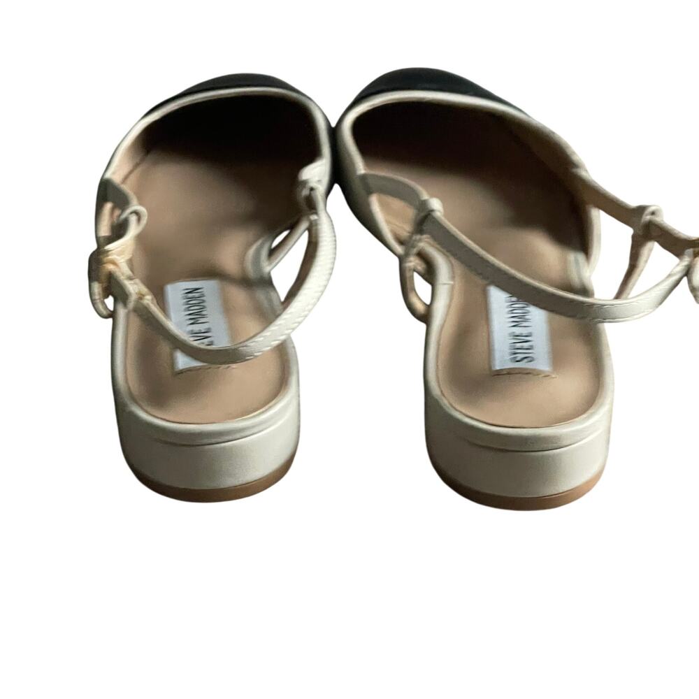 Steve Madden Cap-Toe Slingback Flats: Y2K, Modern - Picture 4 of 4